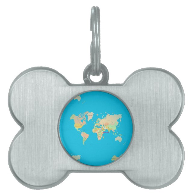 map pet ID tag (Front)