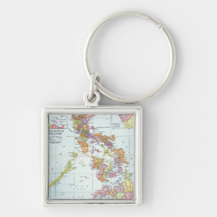 MAP: PHILIPPINES, 1905 KEY RING