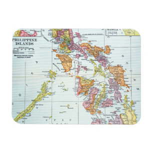 MAP: PHILIPPINES, 1905 MAGNET