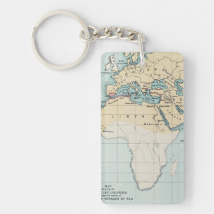 MAP: PHOENICIAN EMPIRE KEY RING