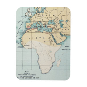 MAP: PHOENICIAN EMPIRE MAGNET