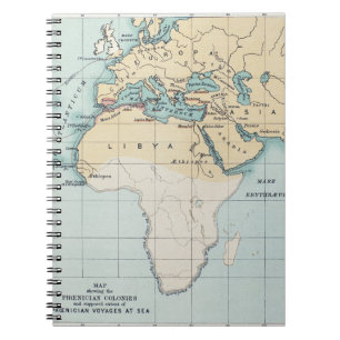 MAP: PHOENICIAN EMPIRE NOTEBOOK