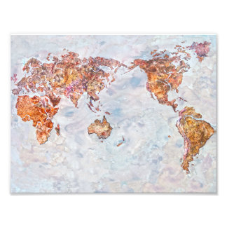 map photo print