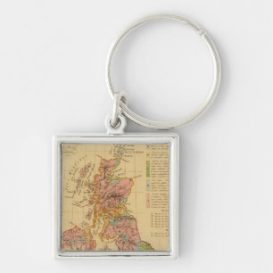 Map physical and mineralogical key ring