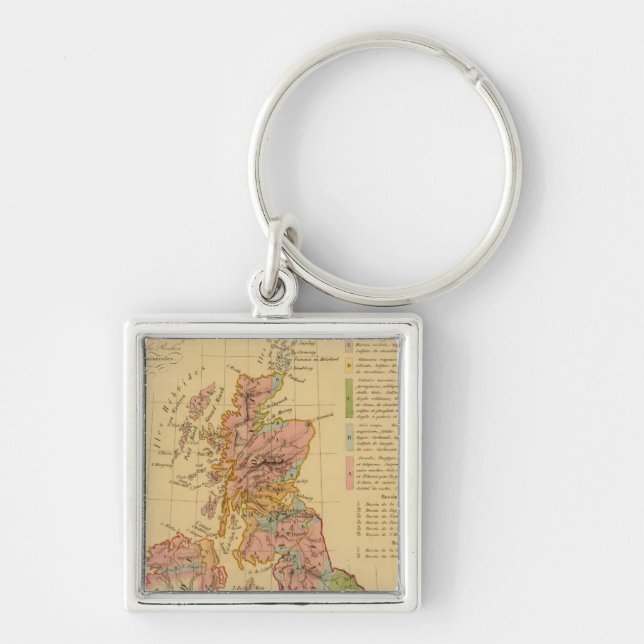 Map physical and mineralogical key ring (Front)