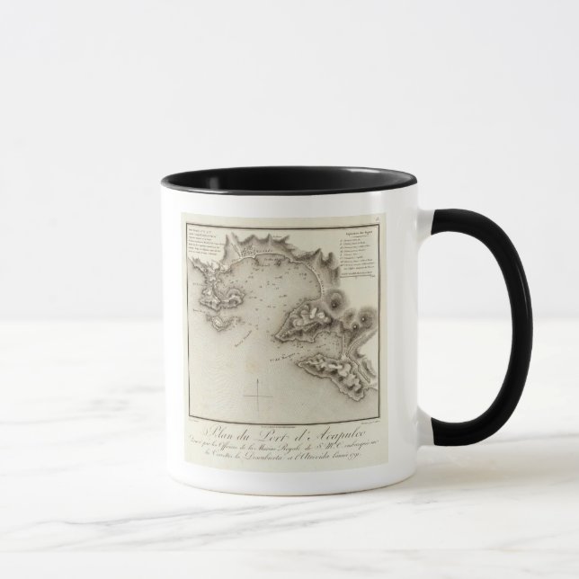 Map Port of Acapulco Mug (Right)