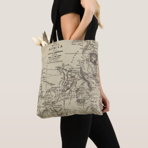 Map Portion of Africa   Cameron's Route Tote Bag
