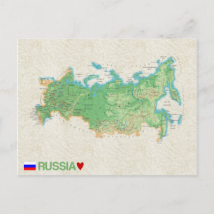 MAP POSTCARDS ♥ Russia