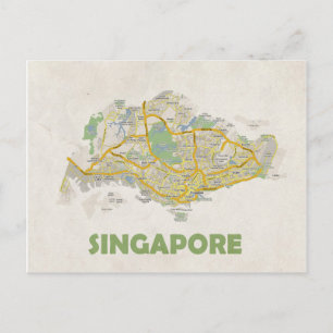 MAP POSTCARDS ♥ Singapore