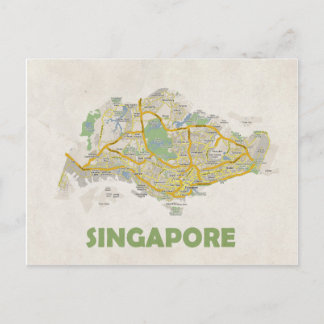 MAP POSTCARDS ♥ Singapore