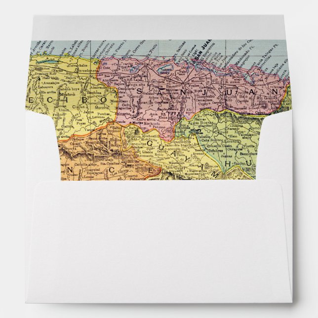 MAP: PUERTO RICO, 1900 ENVELOPE (Back (Bottom))