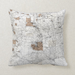 MAP: RESERVATIONS, 1888 CUSHION
