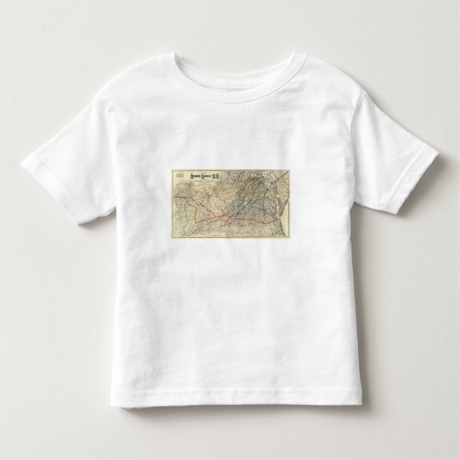 Map Richmond and Louisville RR Toddler T-Shirt (Front)