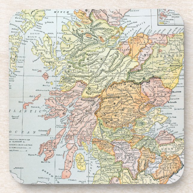 MAP: SCOTLAND COASTER (Front)