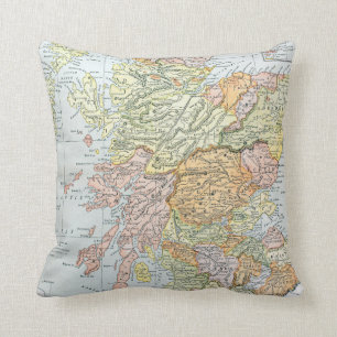 MAP: SCOTLAND CUSHION