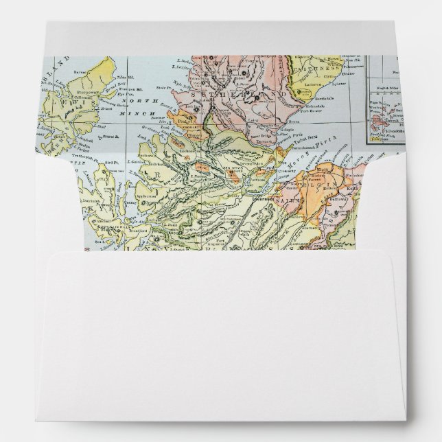 MAP: SCOTLAND ENVELOPES (Back (Bottom))