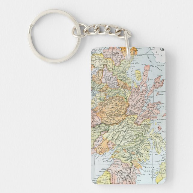 MAP: SCOTLAND KEY RING (Front)