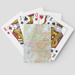 MAP: SCOTLAND PLAYING CARDS