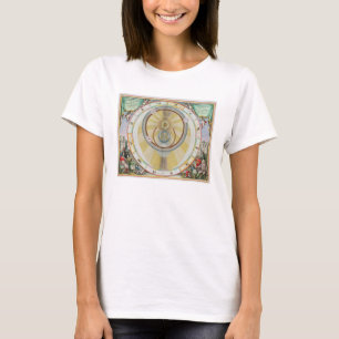 Map showing Tycho Brahe's System of Planetary Orbi T-Shirt