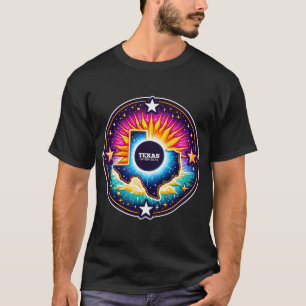 Map Total Solar Eclipse April 8 2024 T-Shirt