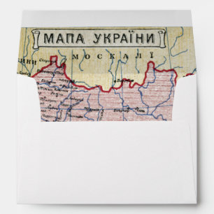 MAP: UKRAINE, c1906 Envelopes
