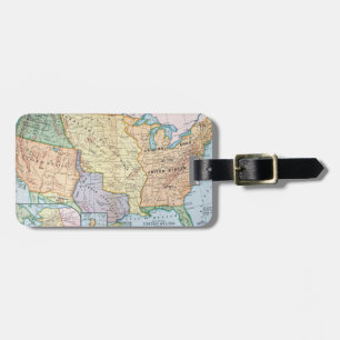 Map: US Expansion, 1905 Luggage Tag