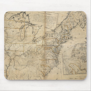 MAP: USA, 1783 MOUSE PAD