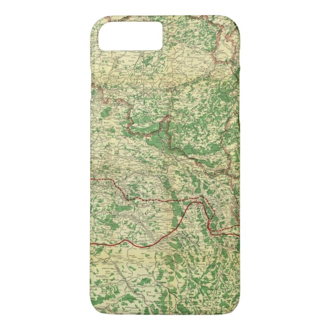 Map Western Front Case-Mate iPhone Case (Back)