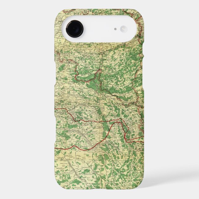 Map Western Front Case-Mate iPhone Case (Back)