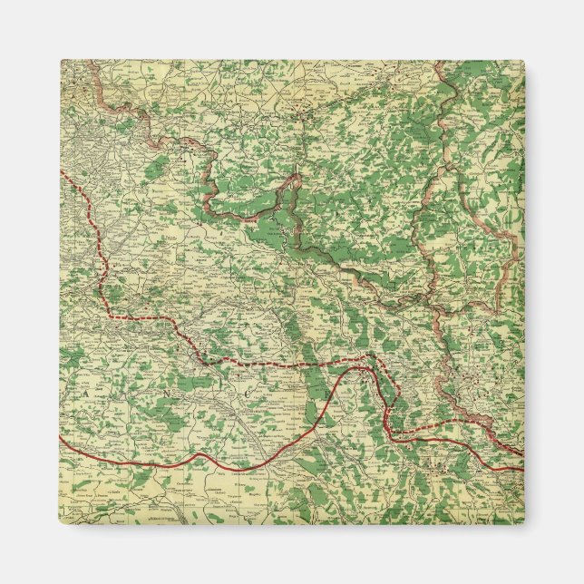 Map Western Front Magnet (Front)