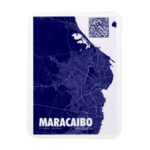 Mapa de Maracaibo - Venezuela Travel City Map Magnet