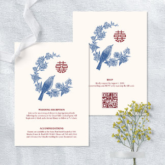 Mapgie Chinese Wedding Details Enclosure Card