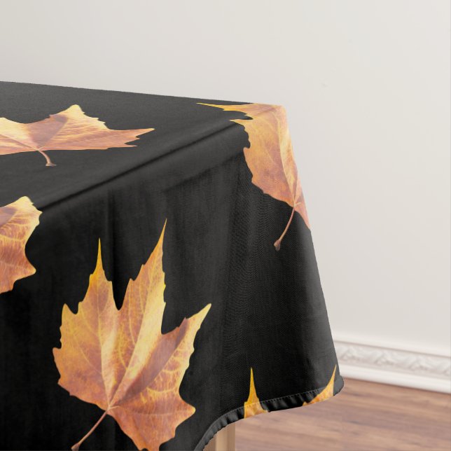 Maple autumn leaf tablecloth (In Situ)