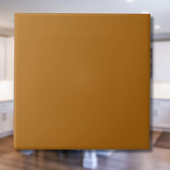 Maple Brown Solid Colour | Classic Elegant Ceramic Tile (Creator Uploaded)