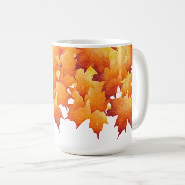 Maple Couple on a Classic Mug (Front Right)