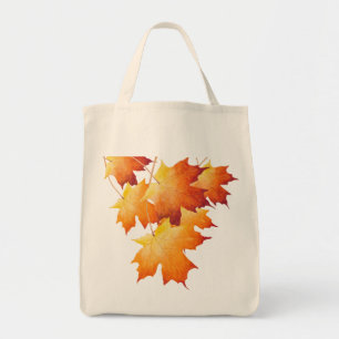 Maple Couple on a Grocery Tote
