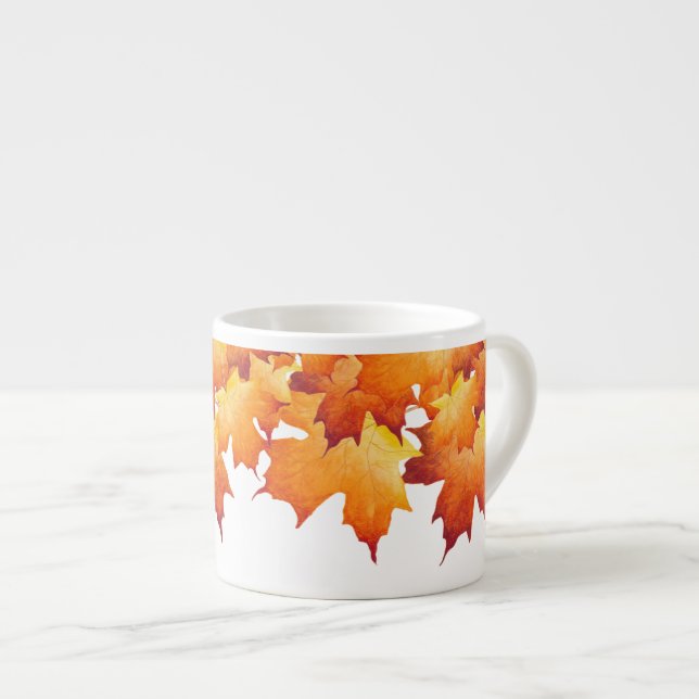 Maple Couple on an Espresso Mug (Front Right)