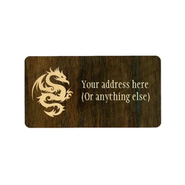 Maple Dragon Label (Front)