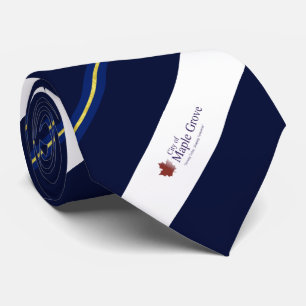 Maple Grove (Minnesota) city flag Neck Tie
