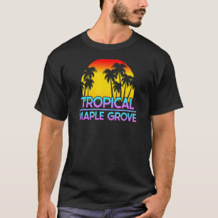 Maple Grove Minnesota Funny Ironic Weather T-Shirt