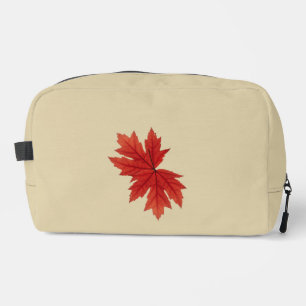 Maple Leaf Autumn Fall Colour Dopp Kit