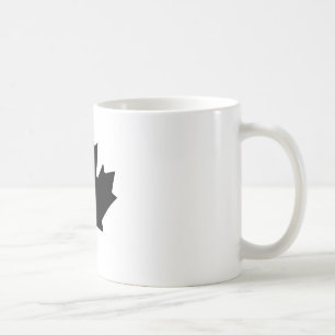 Maple Leaf Black Transp The MUSEUM Zazzle Gifts Coffee Mug
