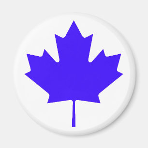 Maple Leaf BlueTransp The MUSEUM Zazzle Gifts Magnet