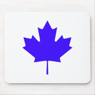Maple Leaf BlueTransp The MUSEUM Zazzle Gifts Mouse Pad