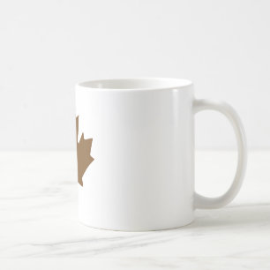 Maple Leaf BrownTransp The MUSEUM Zazzle Gifts Coffee Mug