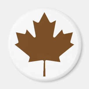 Maple Leaf BrownTransp The MUSEUM Zazzle Gifts Magnet