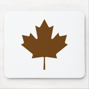 Maple Leaf BrownTransp The MUSEUM Zazzle Gifts Mouse Pad