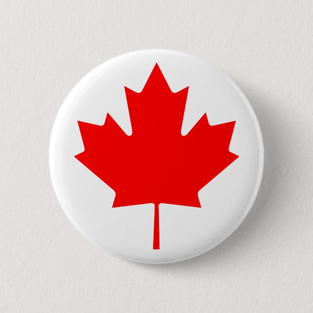Maple Leaf Canada Day Pin (Front)