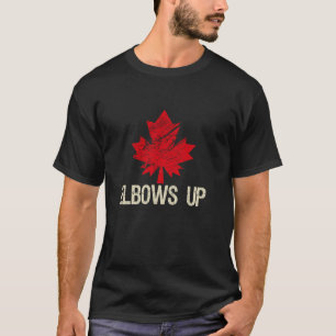 Maple Leaf Canada Elbows Up Pride Canadian T-Shirt