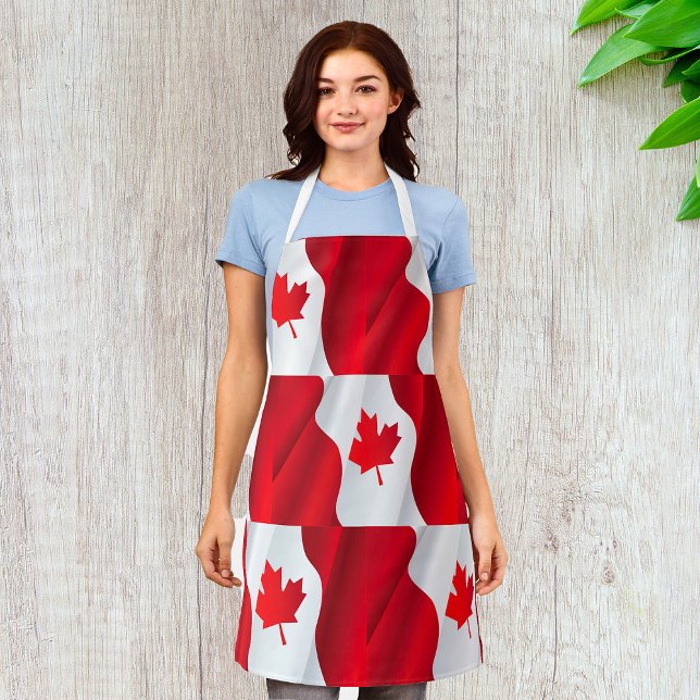 Maple Leaf Canada Flag Apron (Creator Uploaded)